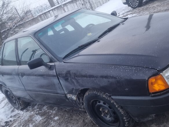 1991 Audi 80 IV (B3), синий, 140000 рублей - вид 1