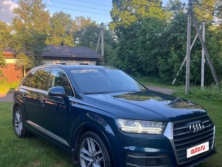 2019 Audi Q7 II (4M), синий, 5700000 рублей, вид 3