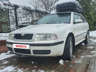 2004 Skoda Octavia I (A4) Рестайлинг, белый, 520000 рублей, вид 1