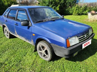 1999 Lada (ВАЗ) 21099, синий, 75000 рублей, вид 3