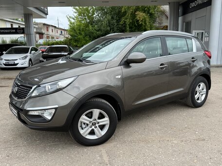 2014 Kia Sportage III Рестайлинг, серый, 1365000 рублей, вид 3