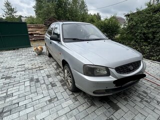 2003 Hyundai Accent II, серый, 230000 рублей, вид 1