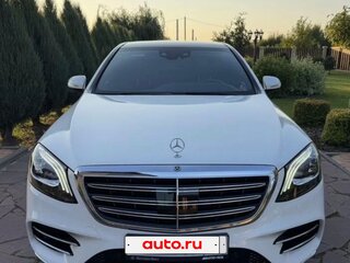 2019 Mercedes-Benz S-Класс 450 Long VI (W222, C217) Рестайлинг, белый, 5999999 рублей, вид 2