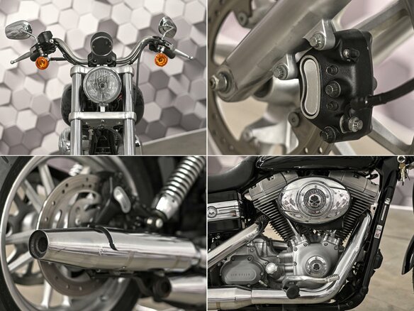 2006 Harley-Davidson Dyna Super Glide, чёрный, 699000 рублей - вид 9