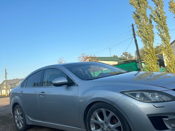 2007 Mazda 6 II (GH), серебристый, 850000 рублей