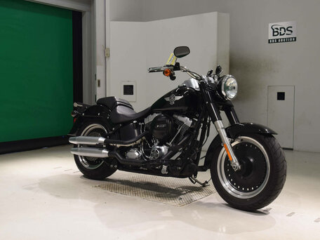 2016 Harley-Davidson Fat Boy, чёрный, 1092555 рублей, вид 4