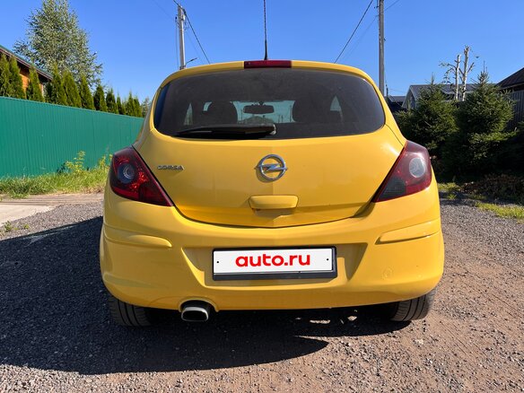 2012 Opel Corsa D Рестайлинг II, жёлтый, 610000 рублей - вид 3