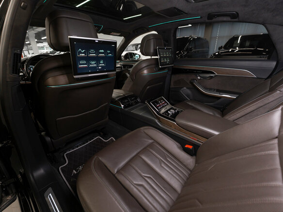 2018 Audi A8 Long 55 TFSI IV (D5), чёрный - вид 14