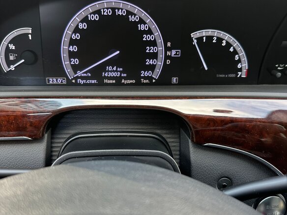 2012 Mercedes-Benz S-Класс 500 Long V (W221) Рестайлинг, чёрный - вид 7