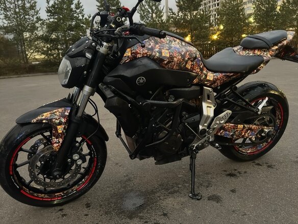 2015 Yamaha MT-07 (FZ-07), серый, 620000 рублей - вид 8