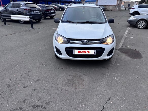 2014 Lada (ВАЗ) Kalina II, белый, 449000 рублей