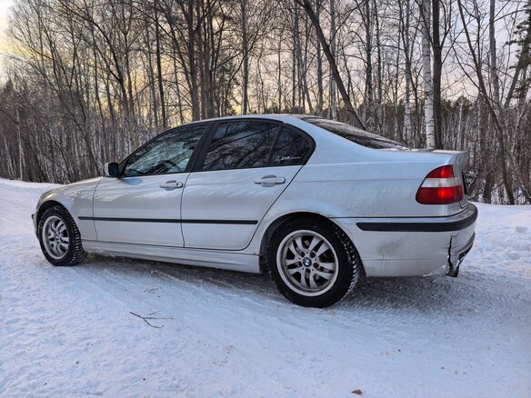 2002 BMW 3 серии 318i IV (E46) Рестайлинг, серебристый - вид 6