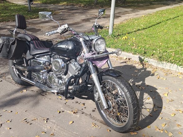 1996 Yamaha XVS400 Drag Star, чёрный, 277000 рублей