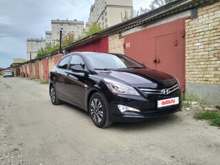 2014 Hyundai Solaris I Рестайлинг, чёрный, 850000 рублей, вид 3