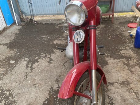 1970 Jawa 350/360, красный, 65000 рублей, вид 1