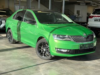 2017 Skoda Rapid I Рестайлинг, зелёный, 1330000 рублей, вид 3