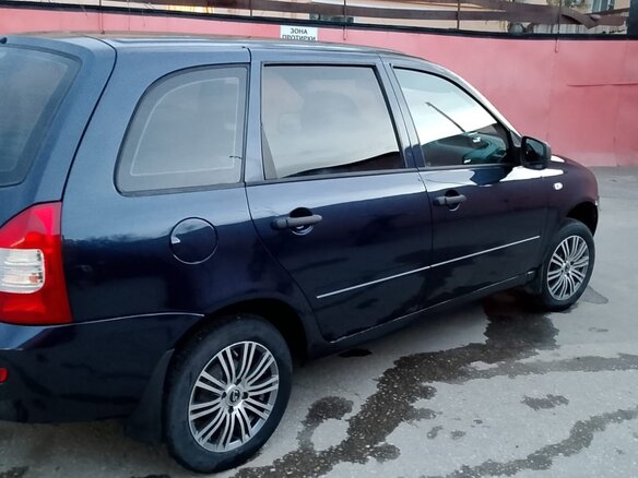 2013 Lada (ВАЗ) Kalina I, синий, 300000 рублей - вид 2