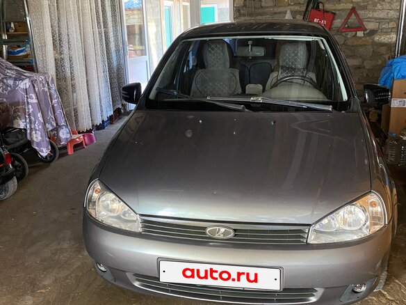 2008 Lada (ВАЗ) Kalina I, серый, 350000 рублей - вид 1