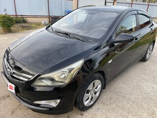 2016 Hyundai Solaris I Рестайлинг, чёрный, 850000 рублей, вид 3