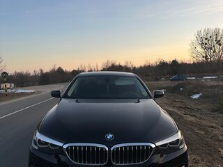 2018 BMW 5 серии 525d VII (G30/G31/G38), чёрный, 2400000 рублей, вид 2