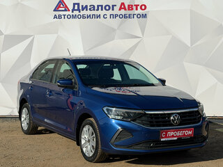 2021 Volkswagen Polo VI, синий, 1599000 рублей, вид 3