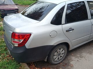 2014 Lada (ВАЗ) Granta I, серебристый, 240000 рублей, вид 4