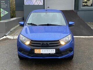 2019 Lada (ВАЗ) Granta I Рестайлинг, синий, 580000 рублей, вид 3