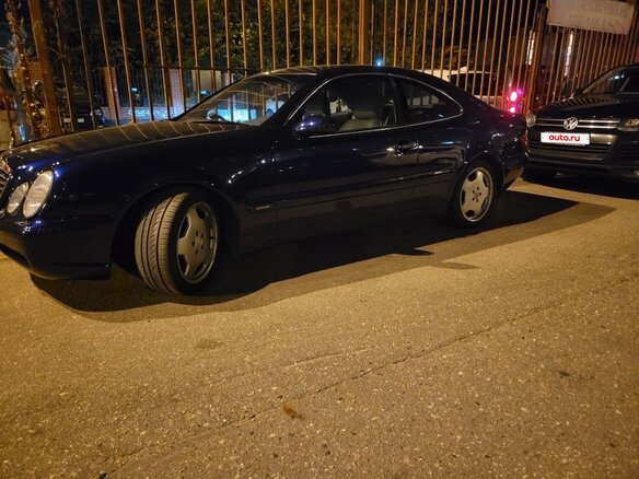 1997 Mercedes-Benz CLK-Класс 200 I (W208), синий, 475000 рублей - вид 12