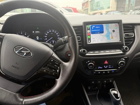 2020 Hyundai Solaris II Рестайлинг, синий, 1420000 рублей - вид 11