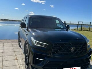 2018 Infiniti QX80 I Рестайлинг 2, чёрный, 5000000 рублей, вид 2