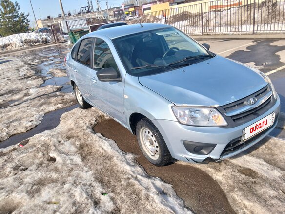 2017 Lada (ВАЗ) Granta I, голубой, 457000 рублей - вид 11
