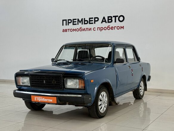2007 Lada (ВАЗ) 2107, синий, 195000 рублей