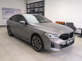 2021 BMW 6 серии Gran Turismo 630d xDrive IV (G32) Рестайлинг, серый, 6880000 рублей, вид 3
