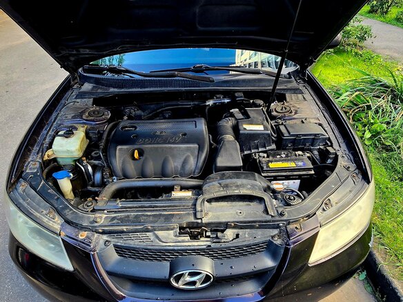 2007 Hyundai Sonata V (NF), пурпурный, 466000 рублей - вид 12