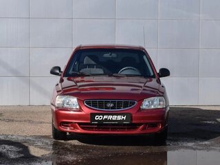 2006 Hyundai Accent ТагАЗ II, красный, 469000 рублей, вид 3