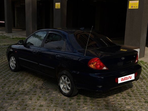 2008 Kia Spectra I Рестайлинг 2, синий, 189000 рублей - вид 5