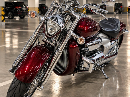 2005 Honda Valkyrie Rune, пурпурный, 2150000 рублей, вид 2