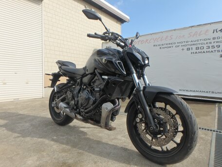 2022 Yamaha MT-07 (FZ-07), чёрный, 880000 рублей, вид 1