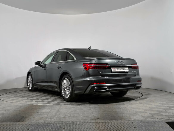2020 Audi A6 45 TFSI V (C8), серый, 4150000 рублей - вид 6