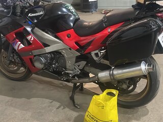 1993 Kawasaki ZZR 400, чёрный, 300000 рублей, вид 1