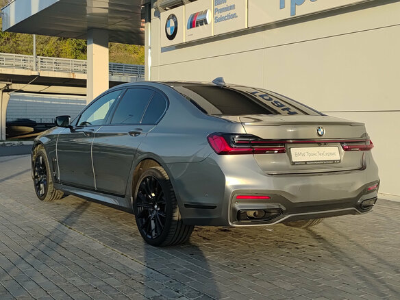 2019 BMW 7 серии 730d xDrive VI (G11/G12) Рестайлинг, серый, 5300000 рублей - вид 6
