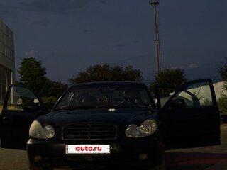 2006 Hyundai Sonata ТагАЗ IV (EF) Рестайлинг, чёрный, 185000 рублей, вид 2
