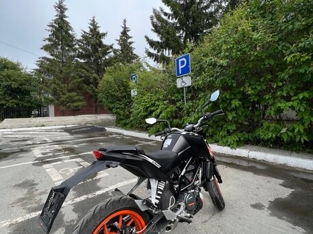 2021 KTM 200 Duke, оранжевый, 435000 рублей, вид 3