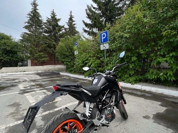 2021 KTM 200 Duke, оранжевый, 435000 рублей - вид 2