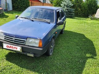 1999 Lada (ВАЗ) 21099, синий, 75000 рублей, вид 2