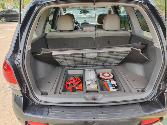 2008 Hyundai Santa Fe Classic Classic, чёрный, 750000 рублей - вид 12