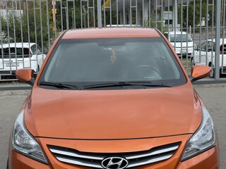 2015 Hyundai Solaris I Рестайлинг, оранжевый, 1150000 рублей, вид 1
