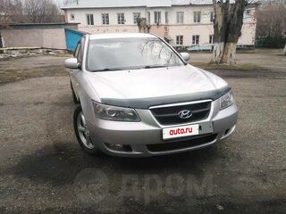 2006 Hyundai Sonata V (NF), серебристый, 1000000 рублей, вид 2