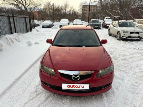 2005 Mazda 6 I (GG) Рестайлинг, красный, 420000 рублей, вид 3
