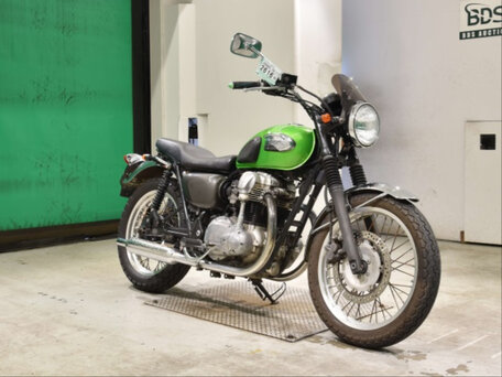 2007 Kawasaki W 400, зелёный, 340000 рублей, вид 1